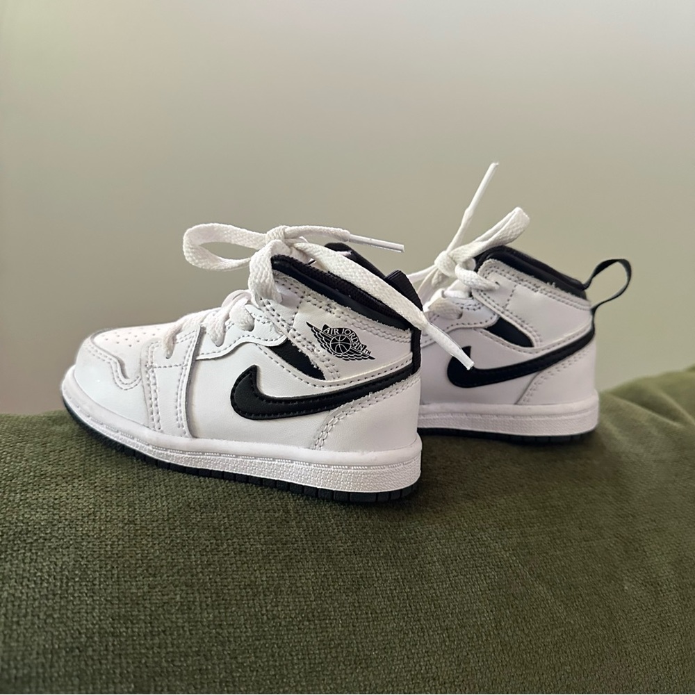 Nike Air Jordan Black and White Sneakers